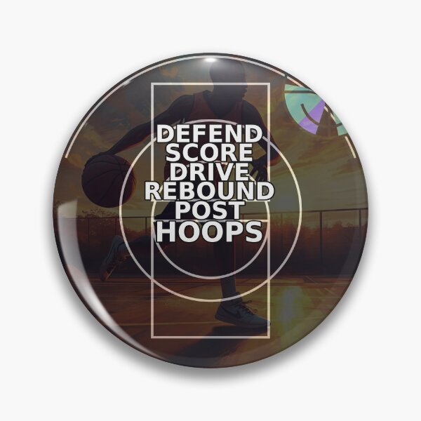 Item preview, Defend Score Drive Rebound – Hoops designed and sold by zerogravity55.