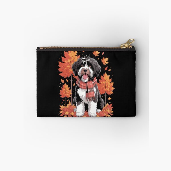 Item preview, It's Fall Y'all Cute Schnoodle Autumn Tree Fall Leaves designed and sold by ValerieRodrigue.