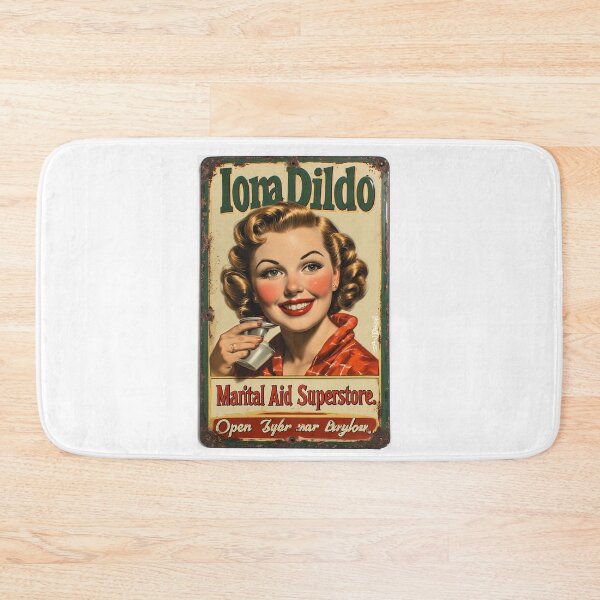Item preview, Iona Dildo Marital Aids - Spoof advertising poster designed and sold by IanBakerToons.