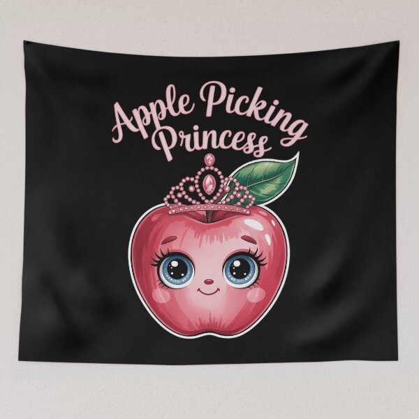 Item preview, Cute Apple Picking Princess Kids Toddler Fall Apple Orchard designed and sold by PunkNation-Arts.