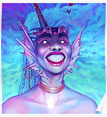 Fluorescent Angler Poster