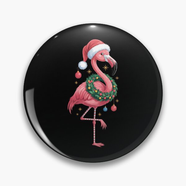 Artikelvorschau, Niedliche und lustige tropische Flamingo-Weihnachten entworfen und verkauft von PunkNation-Arts.