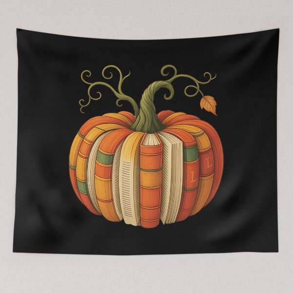 Item preview, Cute Books Pumpkin Fall Season designed and sold by FerndMoore.
