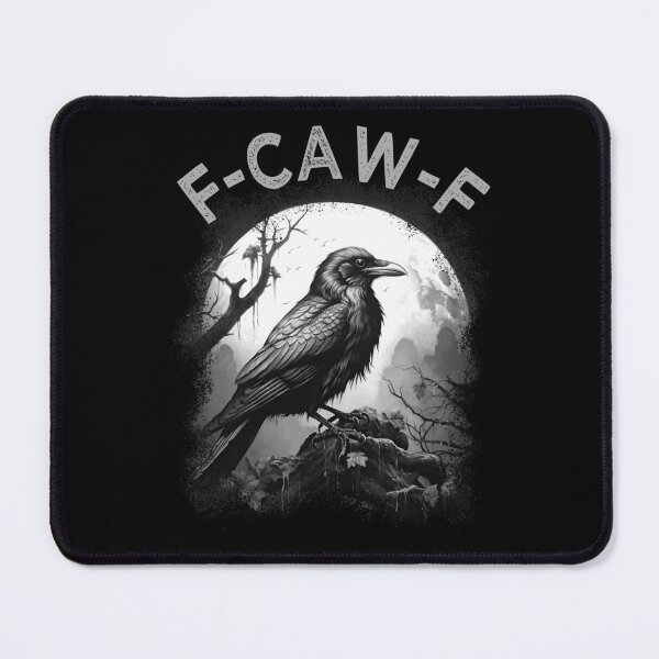 Item preview, F-Caw-F I - Funny Crow Moon Halloween Sarcastic Quote designed and sold by Lemon Pepper.