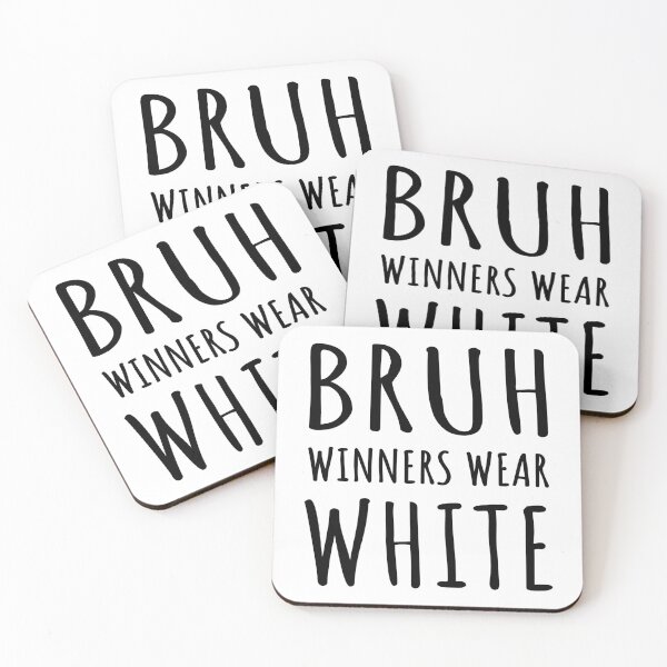 Item preview, Bruh, Winners Wear White I designed and sold by Lemon Pepper.