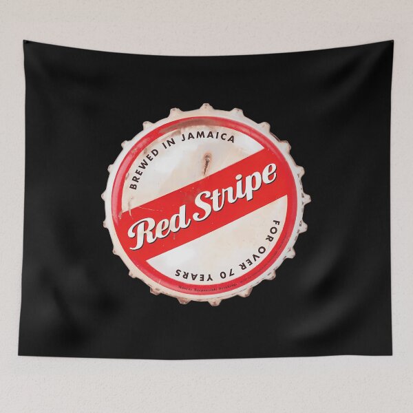 Item preview, Red Stripe Bottle Cap designed and sold by CAIDERHO.