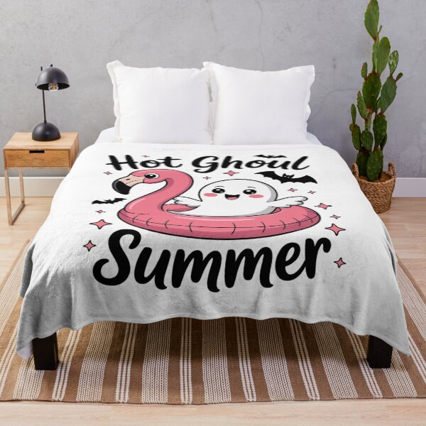 Item preview, Hot Ghoul Summer Halloween Ghost pool party designed and sold by PeteHomenick.