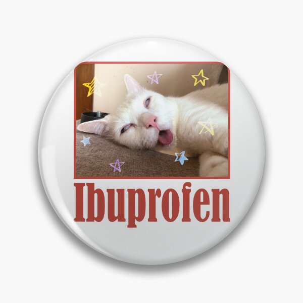 Item preview, Funny Meme Buprofen Cat designed and sold by RebeccaLittlee.