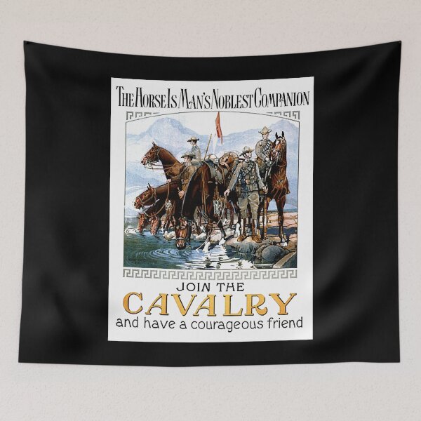 Item preview, Vintage US Army Cavalry Recruiting designed and sold by ElvaFranecki.