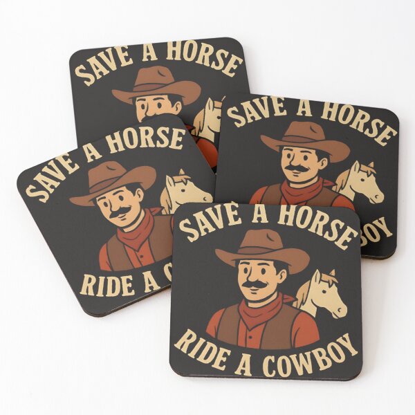 Item preview, Save A Horse Ride A Cowboy – Funny Western Cowboy Graphic Design designed and sold by RonaldHahna.