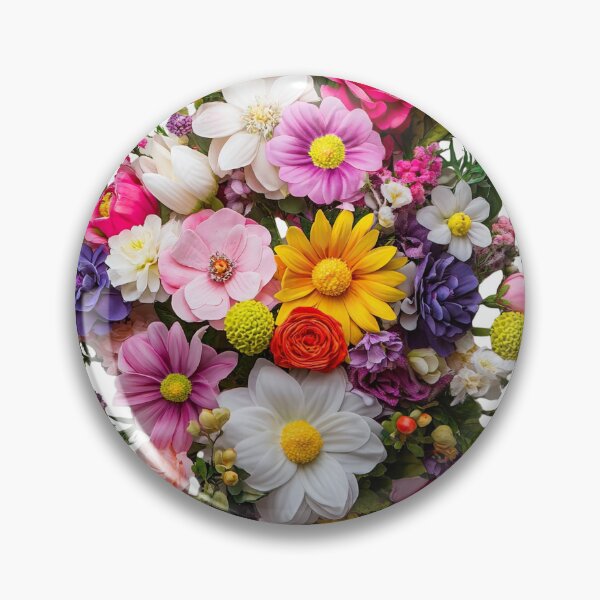 Item preview, Romantic Spring Flower Design, Colorful Flower Bouquet, Elegant Colorful Flower Bouquet Arrangement designed and sold by MamaDong.