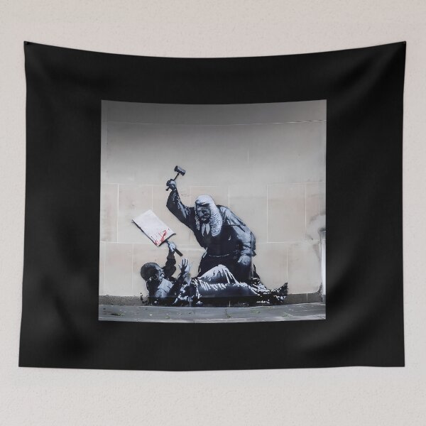 Item preview, Banksy Artwork Royal Courts Of Justice designed and sold by TorokPatrik.