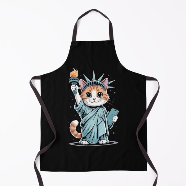Item preview, Cute Kawaii Cat Statue Of Liberty I Love New York NYC designed and sold by PunkNation-Arts.