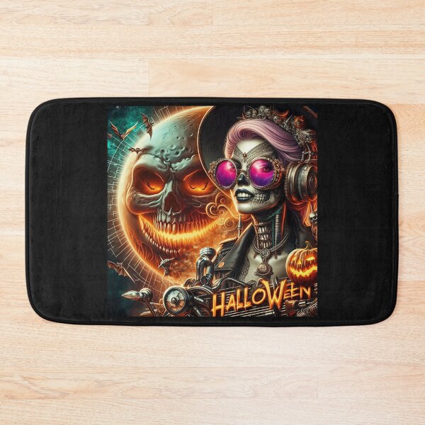 Item preview, Cyberpunk Witch Steampunk Halloween Skull designed and sold by Voodoo Store Paranormal Collections.