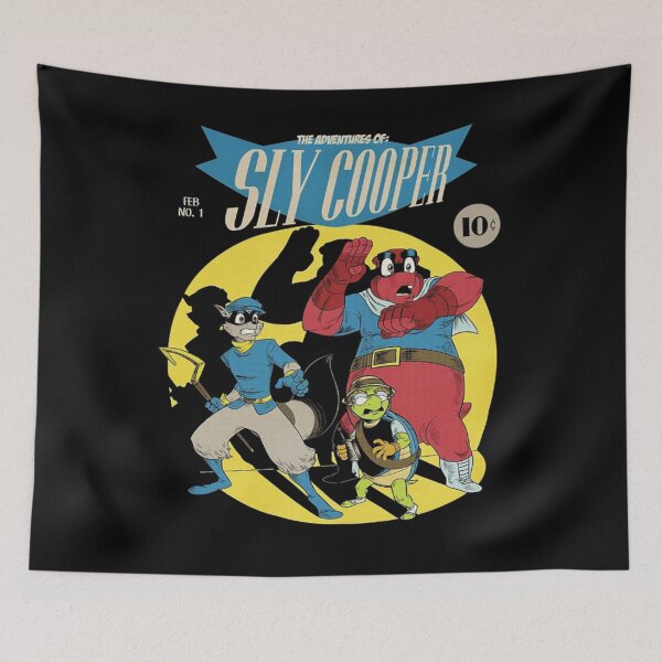 Item preview, vintage The_Adventures_of Sly_Cooper designed and sold by ElvaFranecki.