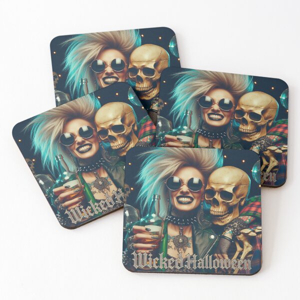 Item preview, Punk Skeleton Wicked Halloween Party designed and sold by Voodoo Store Paranormal Collections.