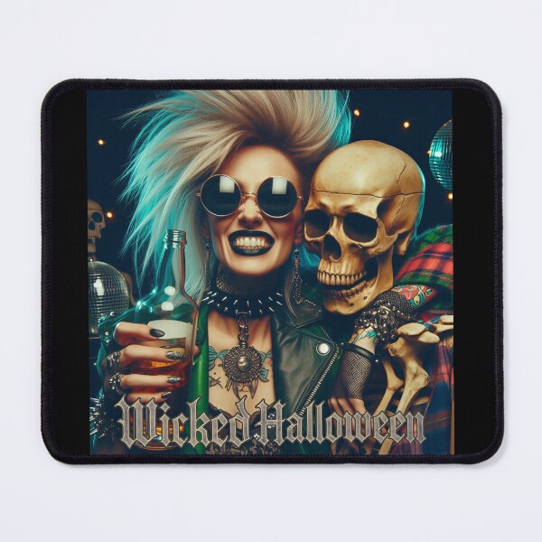 Item preview, Punk Skeleton Wicked Halloween Party designed and sold by Voodoo Store Paranormal Collections.