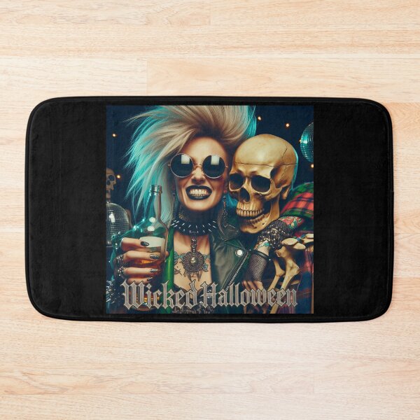 Item preview, Punk Skeleton Wicked Halloween Party designed and sold by Voodoo Store Paranormal Collections.