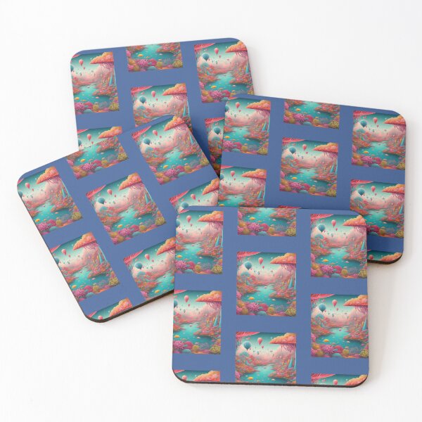 Item preview, A detailed, colorful surrealistic landscape designed and sold by DIVINE BODY LIFE .