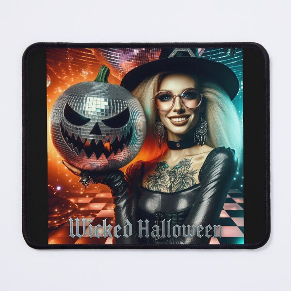 Item preview, Turquoise Witch Wicked Halloween Disco designed and sold by Voodoo Store Paranormal Collections.
