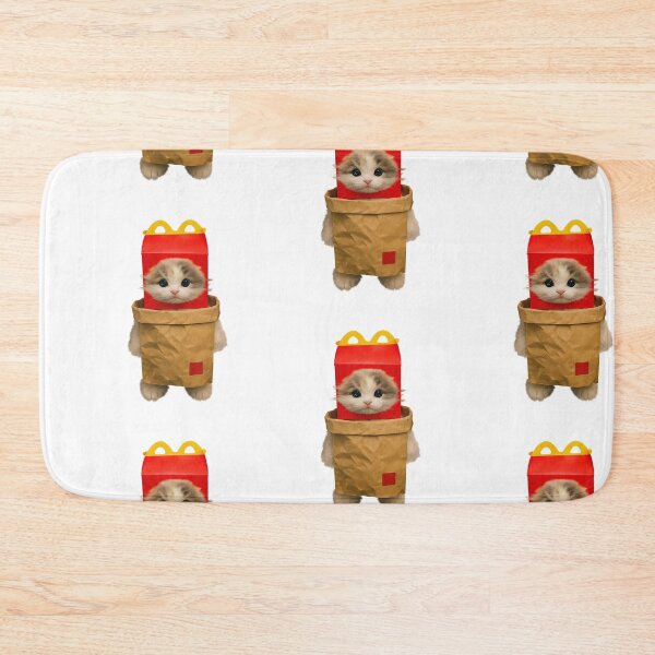 Item preview, Cat In Fast Food Meme Funny designed and sold by RebeccaLittlee.