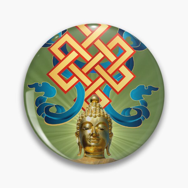 Item preview, Buddha and Endless Knot designed and sold by AllArtTaide.