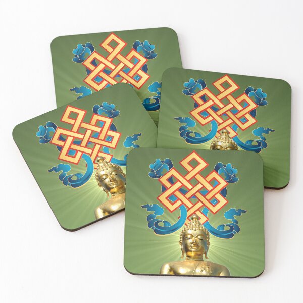 Item preview, Buddha and Endless Knot designed and sold by AllArtTaide.