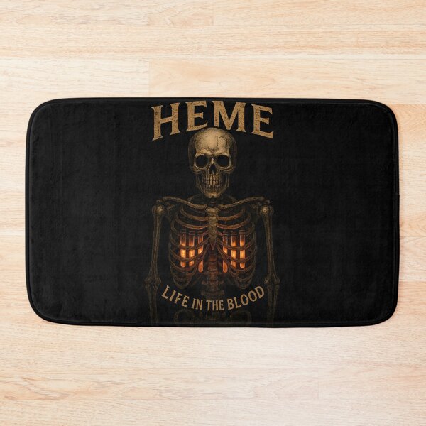 Item preview, HEME Life In The Blood - Medical Horror - Neon Spooky Skeleton  designed and sold by ClinicalHubs.