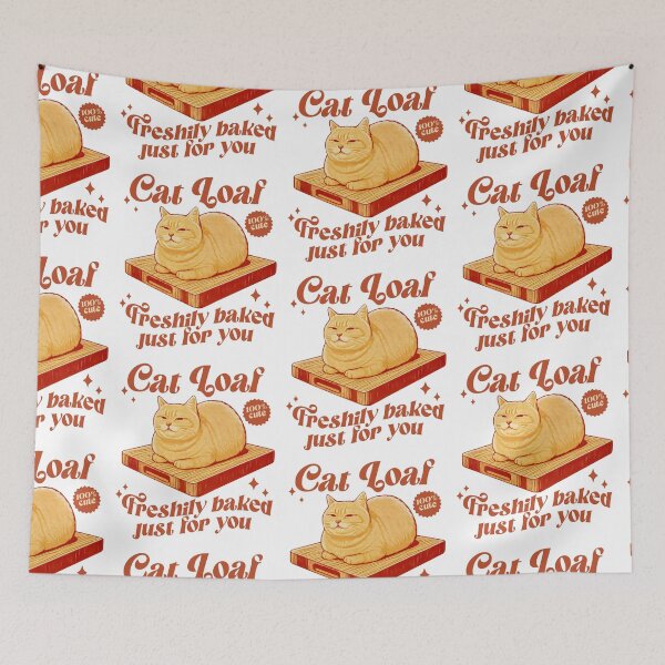 Item preview, Funny Cat Meme Loaf designed and sold by RebeccaLittlee.