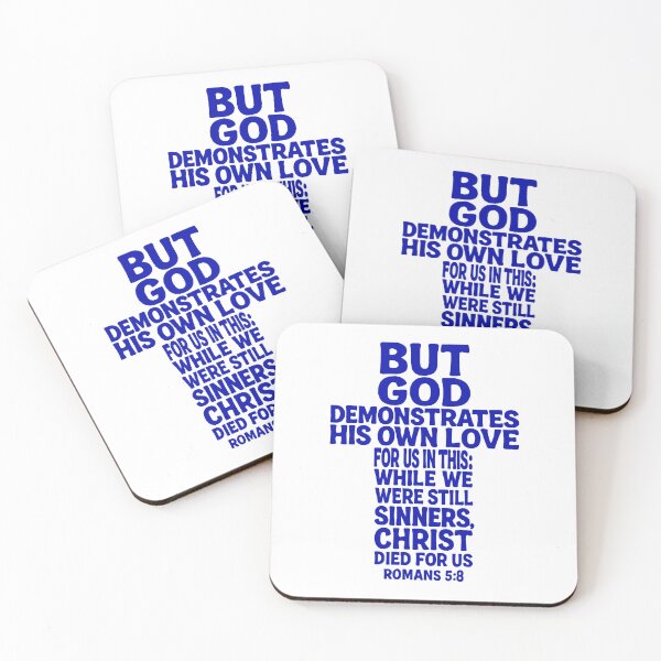 Item preview, Romans 5:8 Christ Died For Us designed and sold by plushism.