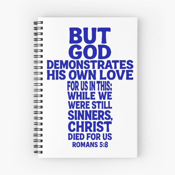 Item preview, Romans 5:8 Christ Died For Us designed and sold by plushism.
