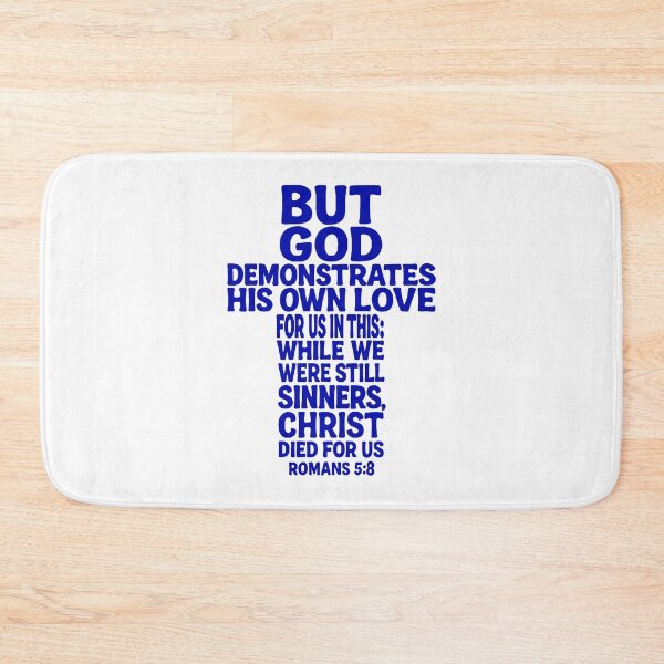 Item preview, Romans 5:8 Christ Died For Us designed and sold by plushism.