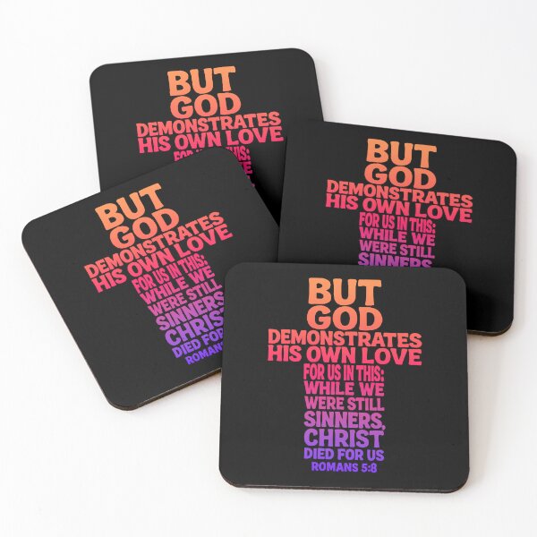 Item preview, Romans 5:8 Christ Died For Us designed and sold by plushism.