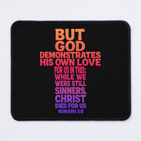 Item preview, Romans 5:8 Christ Died For Us designed and sold by plushism.