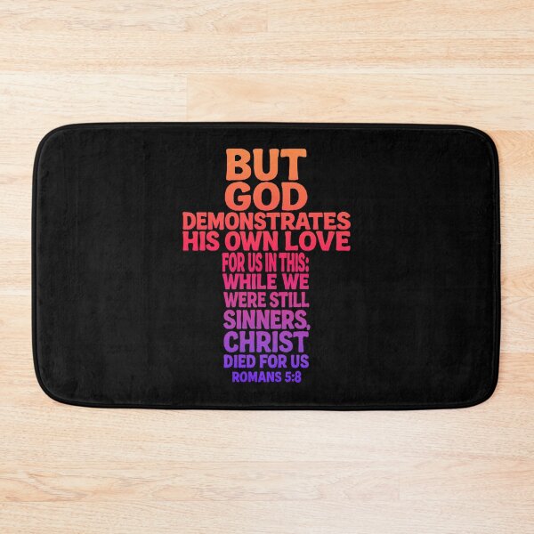Item preview, Romans 5:8 Christ Died For Us designed and sold by plushism.