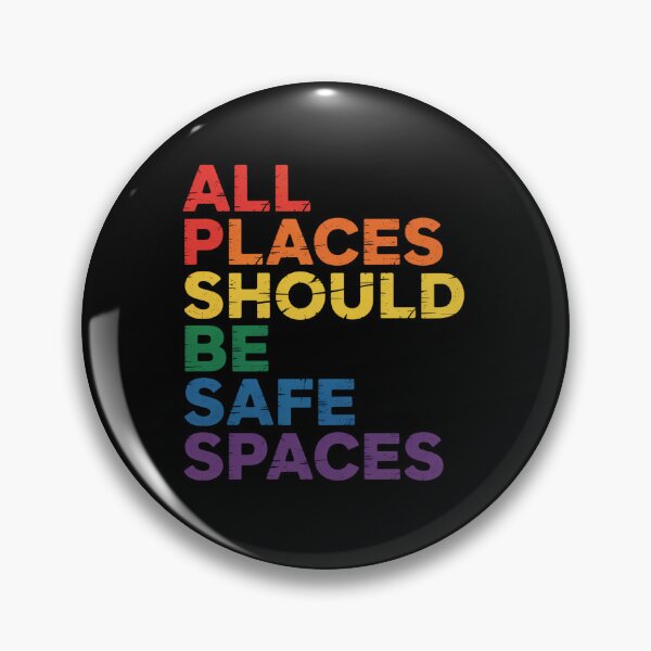 Item preview, All Places Should Be Safe Spaces Gay Pride Ally Lgbtq Month designed and sold by SlogariArt.