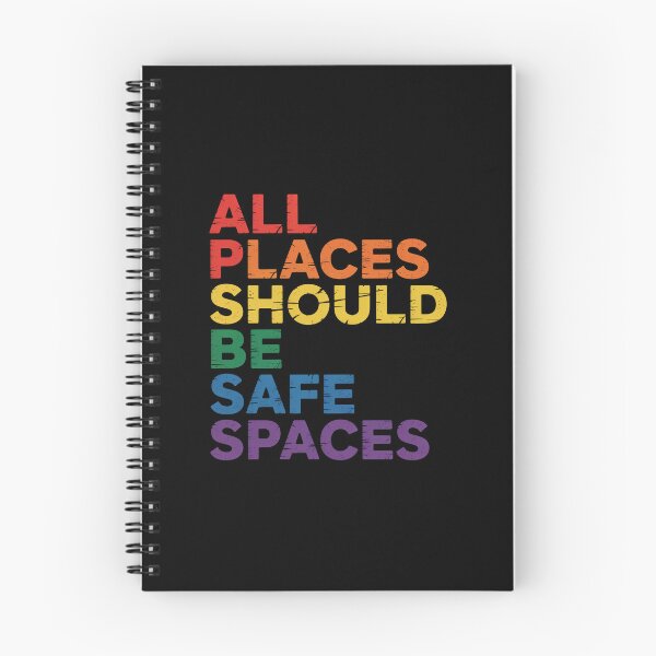 Item preview, All Places Should Be Safe Spaces Gay Pride Ally Lgbtq Month designed and sold by SlogariArt.