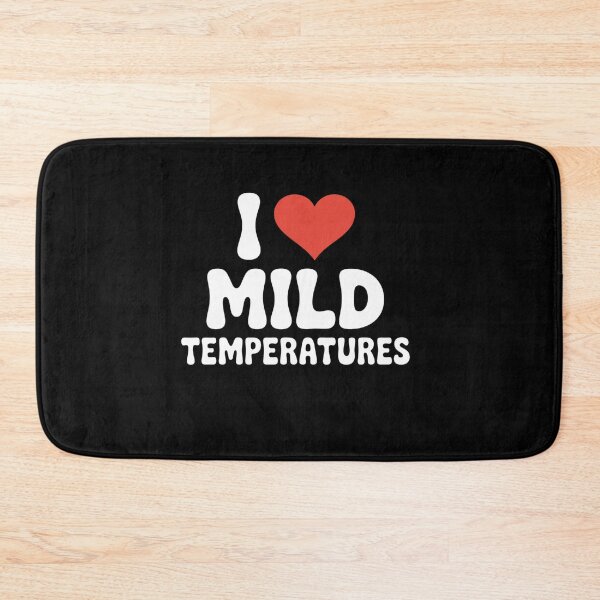 Item preview, I Heart Mild Temperatures Men Women designed and sold by BlackStars3Neon.