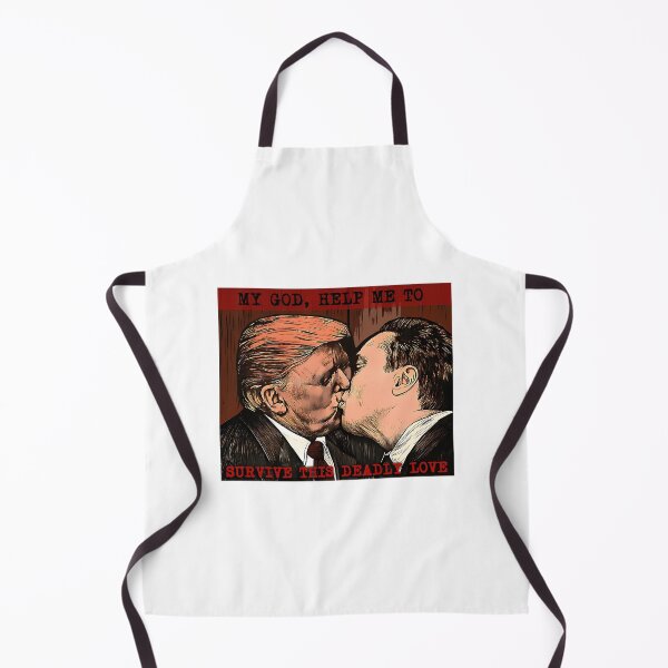 Item preview, Fraternal Kiss Donald Trump And Elon Musk designed and sold by colecallahans.