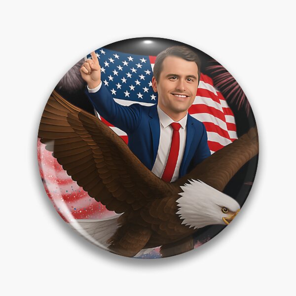 Item preview, Charlie Kirk A True Patriot American Eagle designed and sold by FerndMoore.