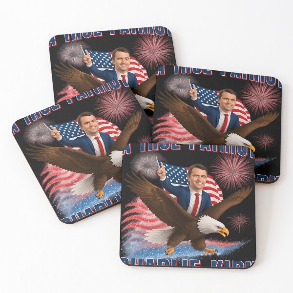 Item preview, Charlie Kirk A True Patriot American Eagle designed and sold by FerndMoore.