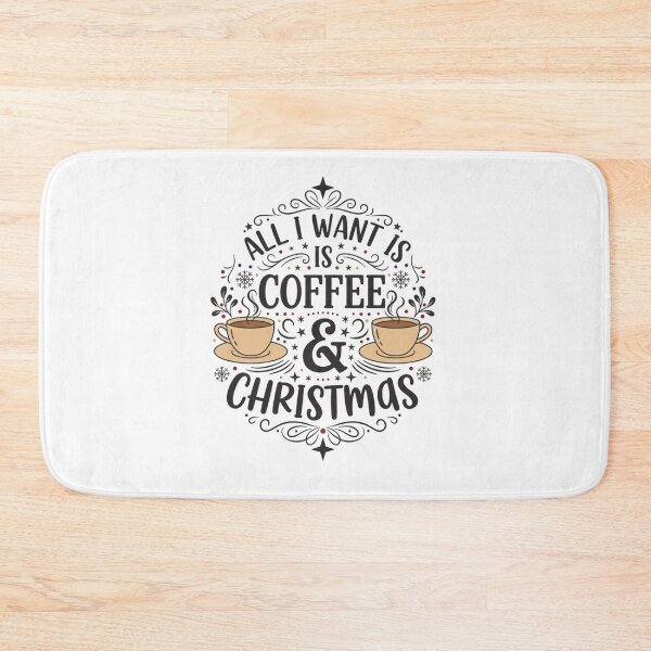 Item preview, All I Want Is Coffee & Christmas. Festive Coffee Lover Quote designed and sold by Aarvya Fashion Club ( A.F.C ).