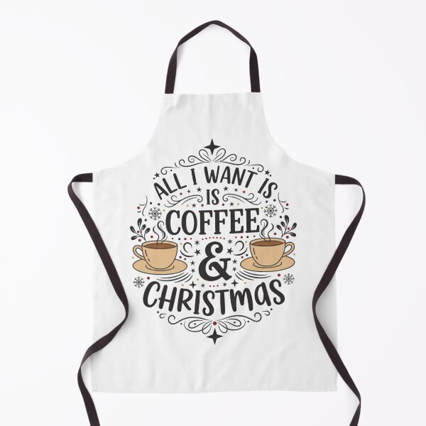 Item preview, All I Want Is Coffee & Christmas. Festive Coffee Lover Quote designed and sold by Aarvya Fashion Club ( A.F.C ).
