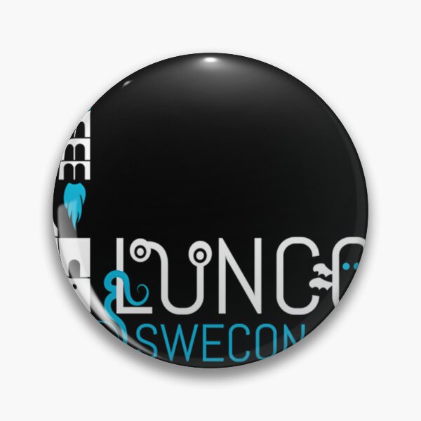 Artikelvorschau, Luncon 2025 Liggande Logga Fr Svart Bakgrund entworfen und verkauft von FerndMoore.