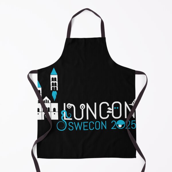 Item preview, Luncon 2025 Liggande Logga Fr Svart Bakgrund designed and sold by FerndMoore.