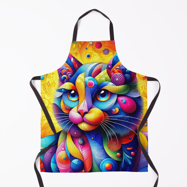 Item preview, Colorful geometric decorative cat designed and sold by Dogandesighn.