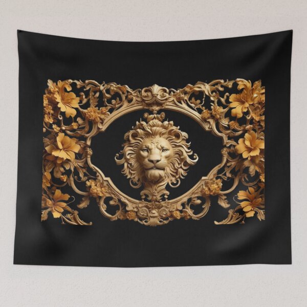 Item preview, Grand Baroque Statement Collar – ornamentation with lion heads designed and sold by Antik by Schulz.