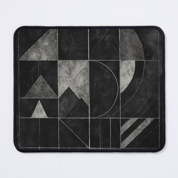 Item preview, Bauhaus Geometry – Monochrome Abstract Grid designed and sold by Zenvo.