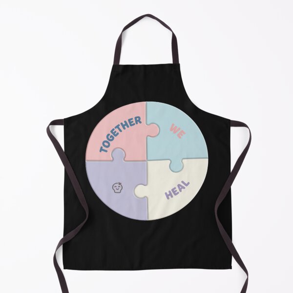 Item preview, Together We Heal Puzzle Pieces Mental Health T-Shirt designed and sold by GeniePixel.