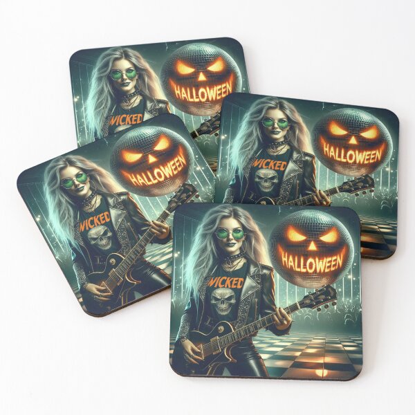 Item preview, Rock Star Halloween Pumpkin Disco designed and sold by Voodoo Store Paranormal Collections.